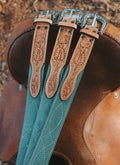 Suede Turquoise Belt