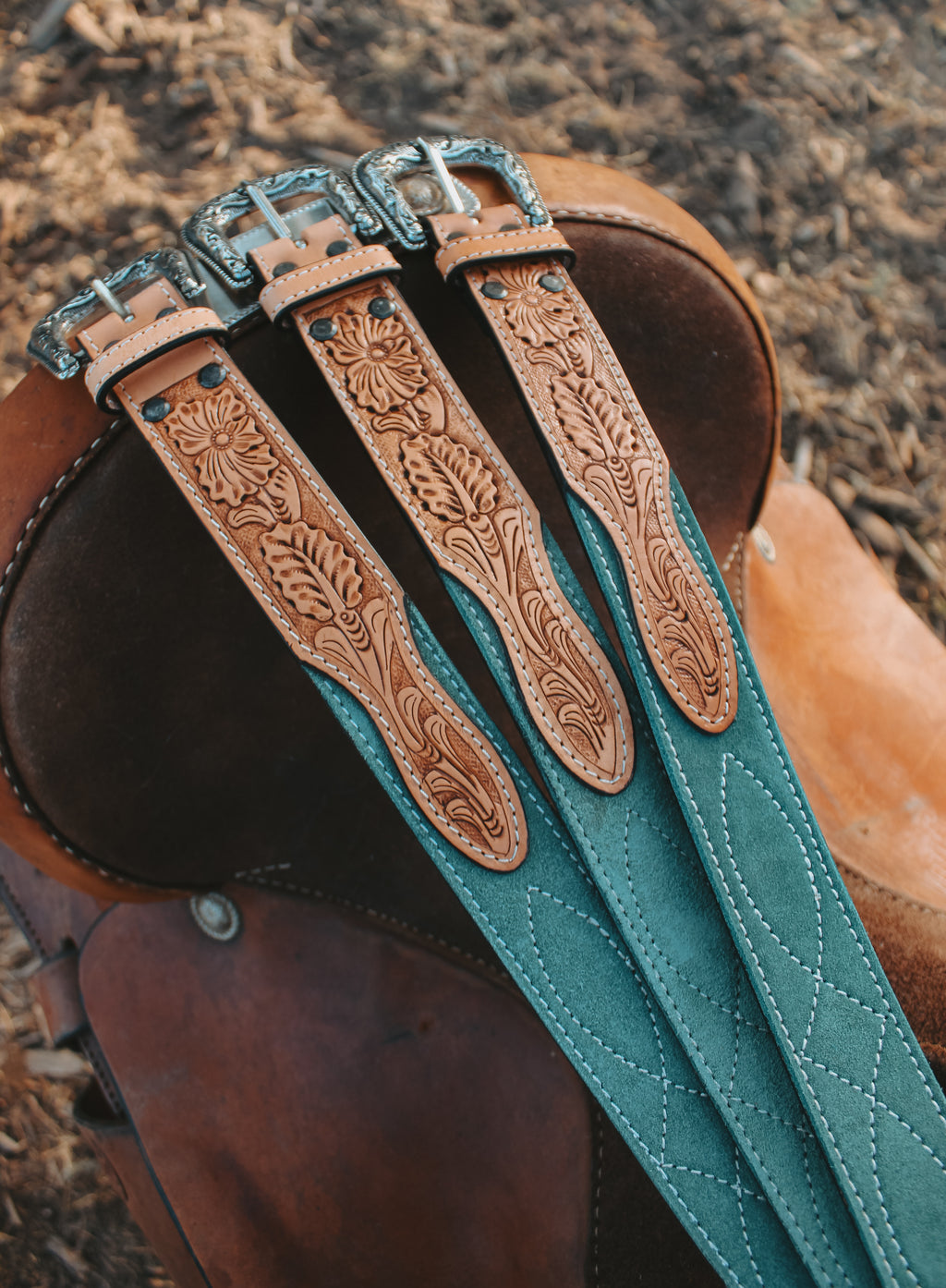Suede Turquoise Belt