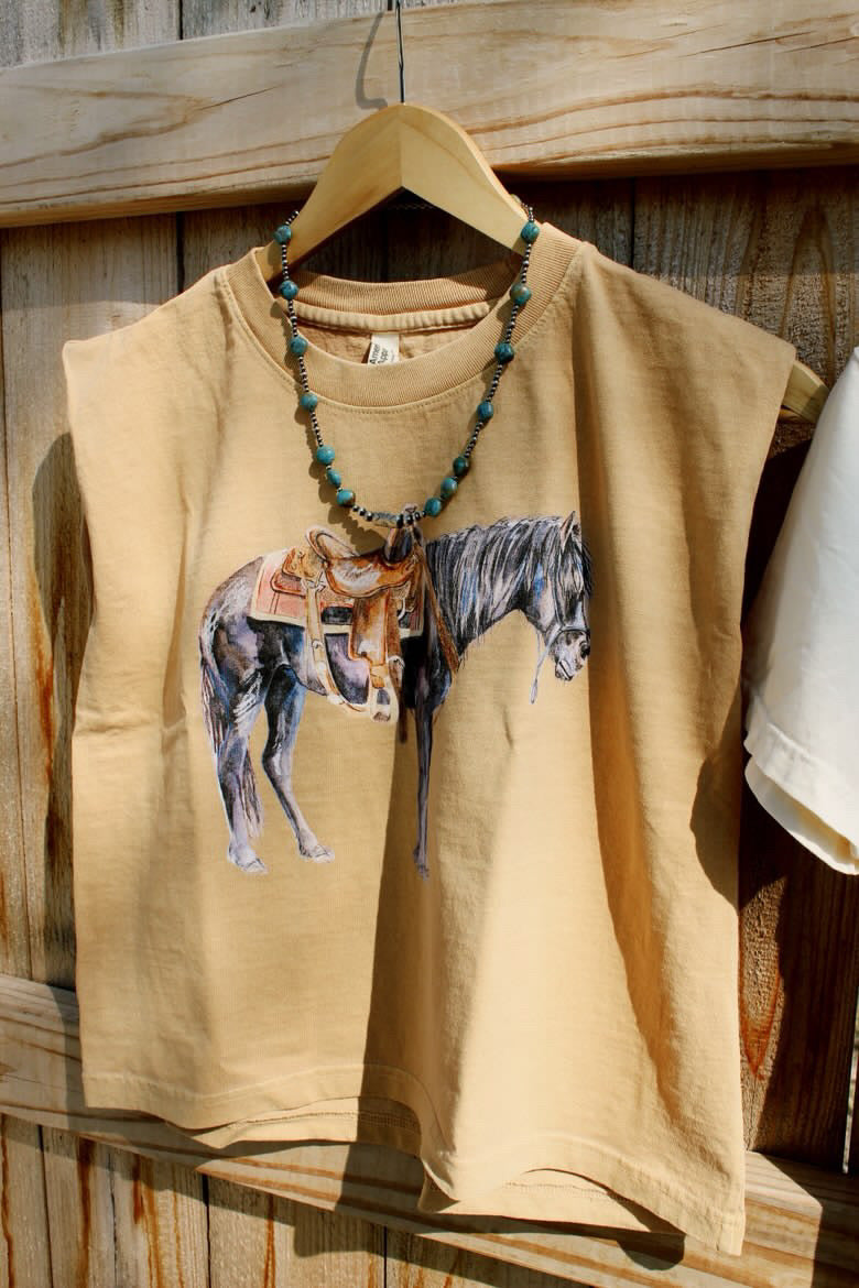 Blue Roan Muscle Tee